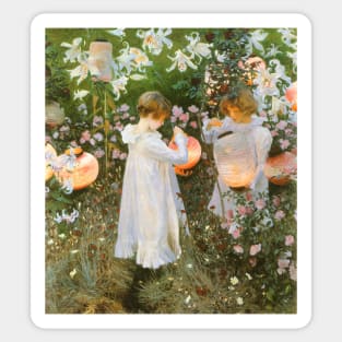 Carnation, Lily, Lily, Rose by John Singer Sargent Sticker